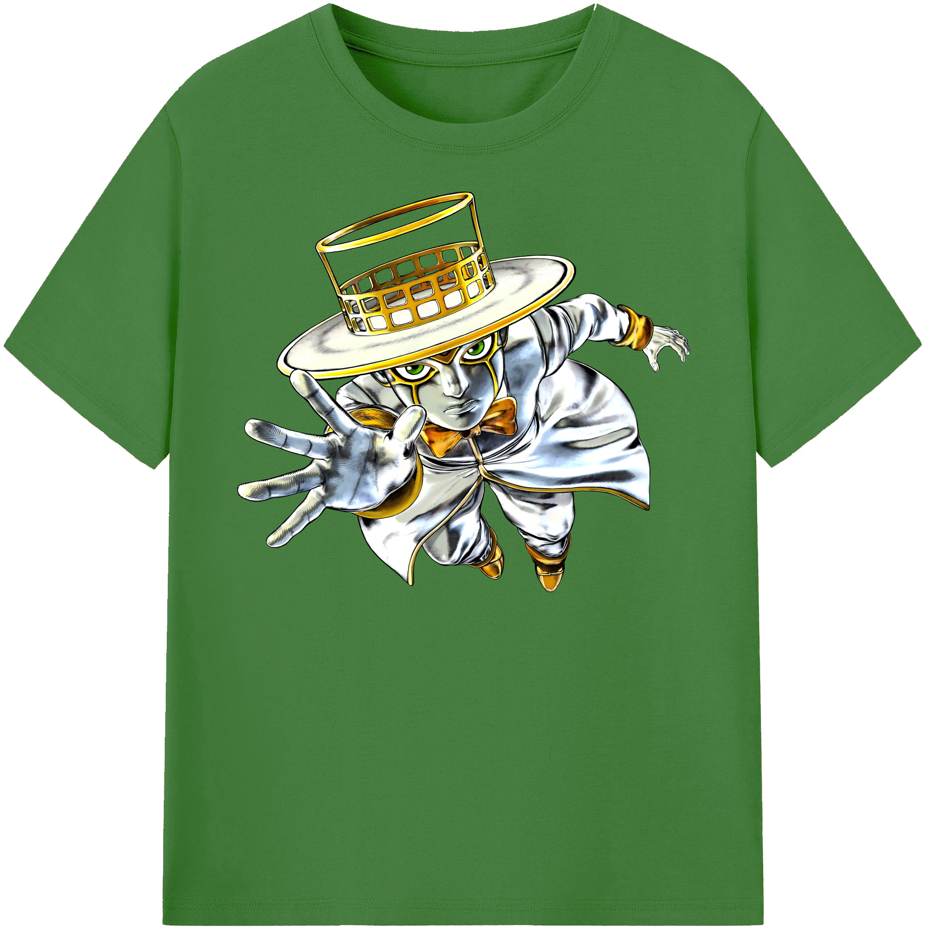 （画像用） ジョジョの奇妙な冒険 岸辺 露伴（きしべ ろはん） JoJo's Bizarre Adventure Rohan Kishibe レディースカジュアルプリントTシャツ（綿100％）